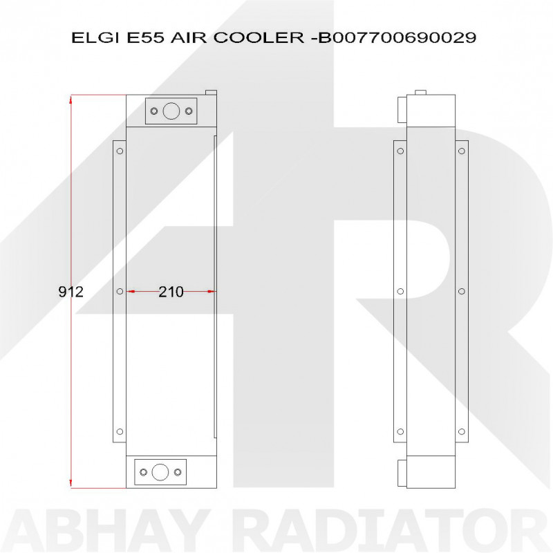 ELGI E55 AFTER COOLER B007700690029